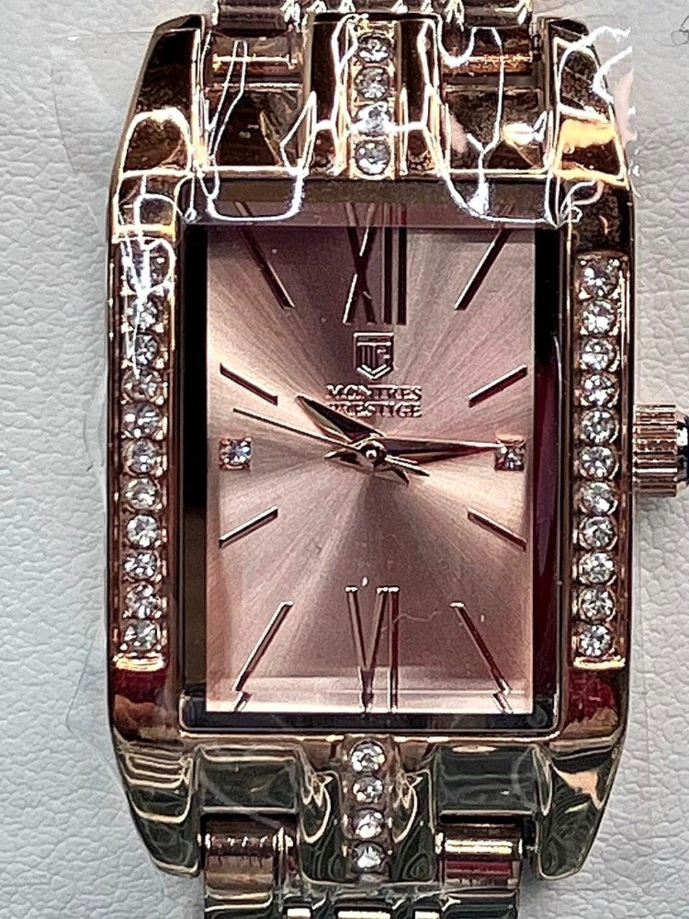 New In Box | Montres Prestige x Invicta Rose Gold Crystal Watch